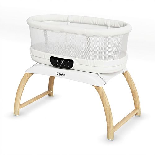 AMKE 4 in 1 Baby Bassinet with Rocking Motion