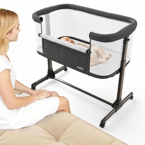 AMKE Baby Bassinet Bedside Sleeper