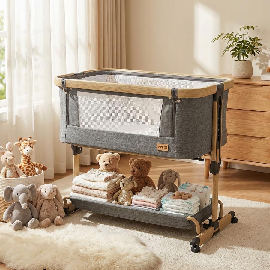 AMKE 3-in-1 Bassinet in nursery